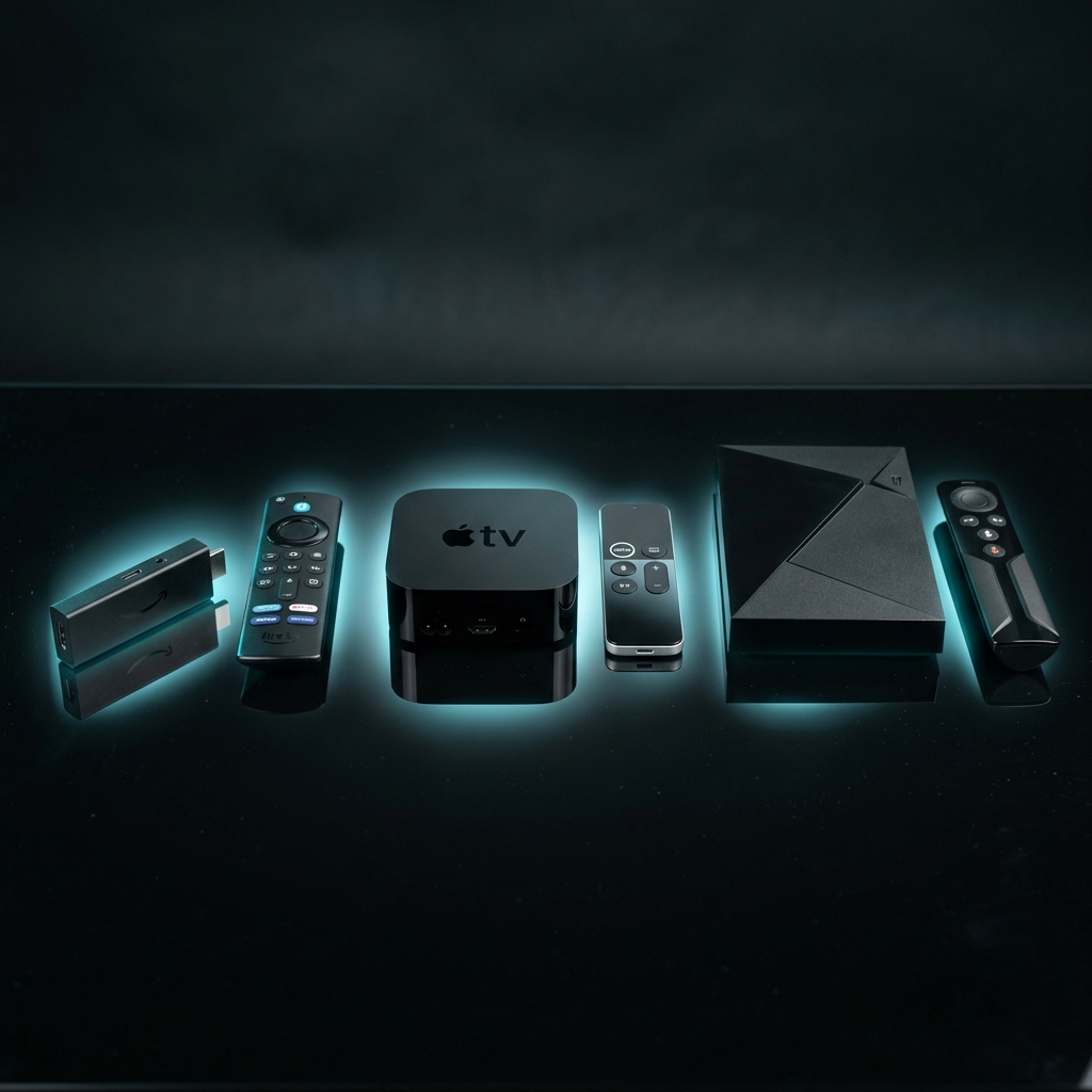 Streaming device comparison for World Cup 2026 IPTV — Fire TV Stick 4K Max, Apple TV 4K, NVIDIA Shield